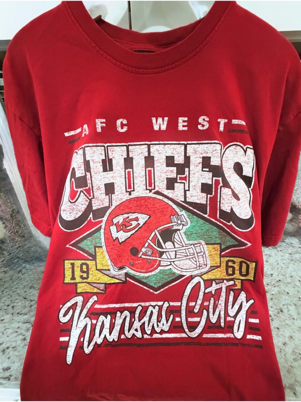 NFL Red Kansas City Chiefs Graphic Tee